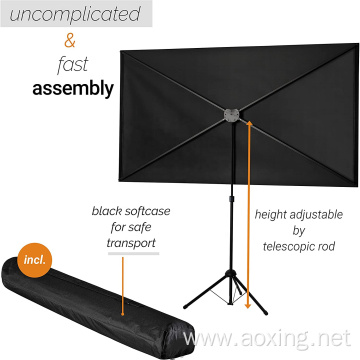Portable 16:10 ultra light weight tripod projector screen